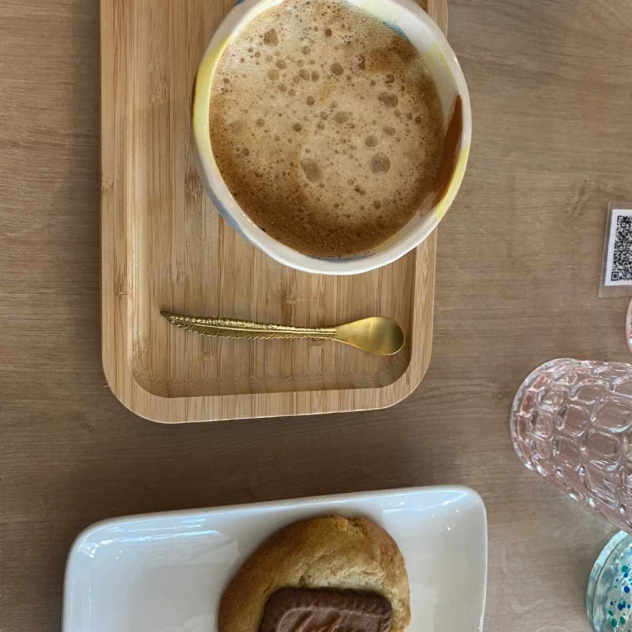 galleta Lotus y café descafeinado
