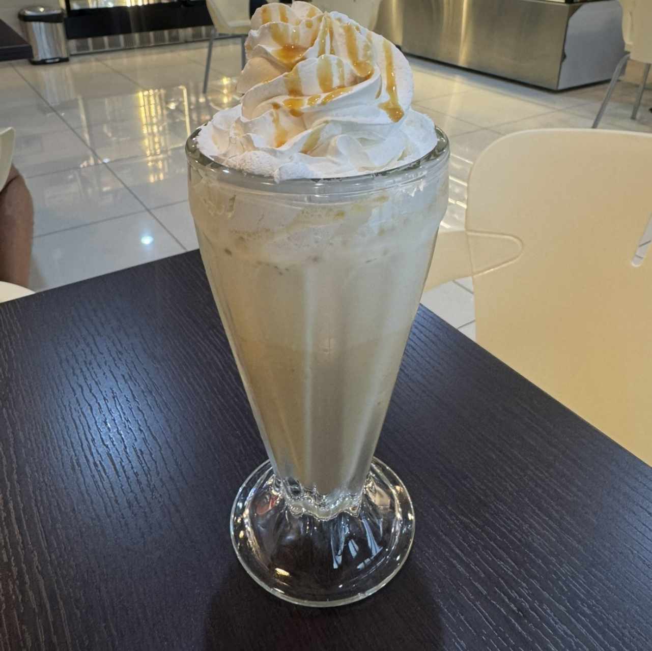 Frappe de caramelo salado