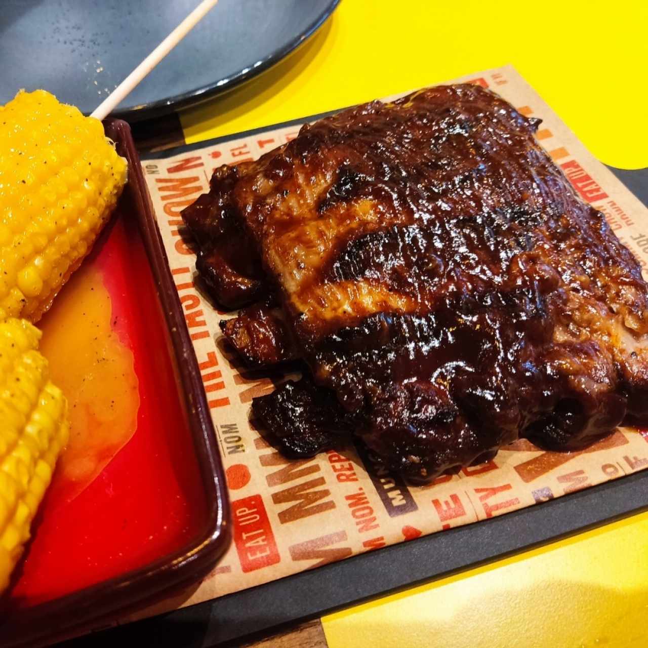 half double glazed ribs 