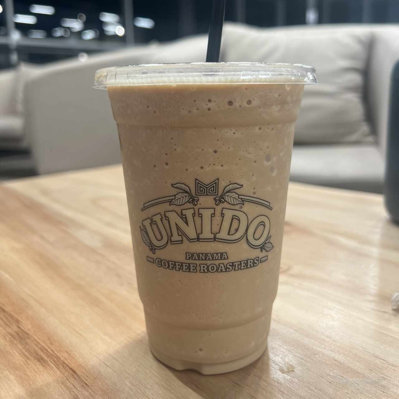 Frappe de vainilla con cafe