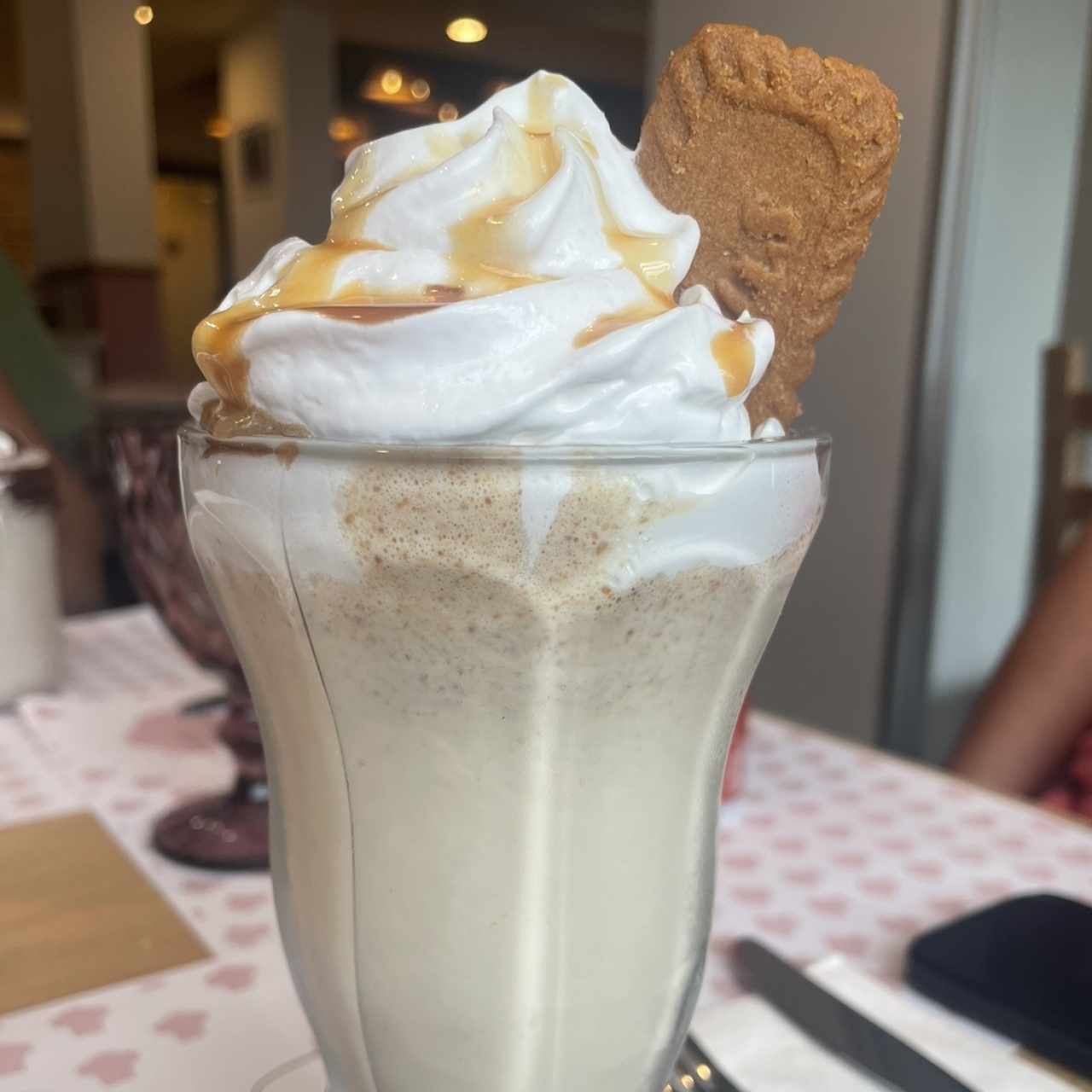 Lottus and Biscoff Milshake