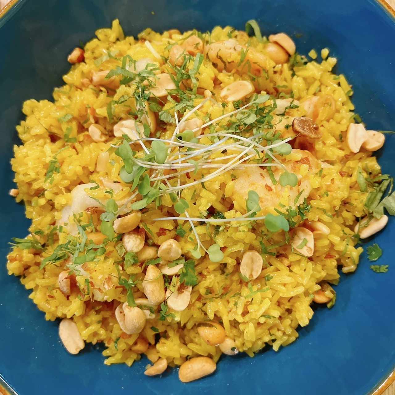 Arroz con camarones