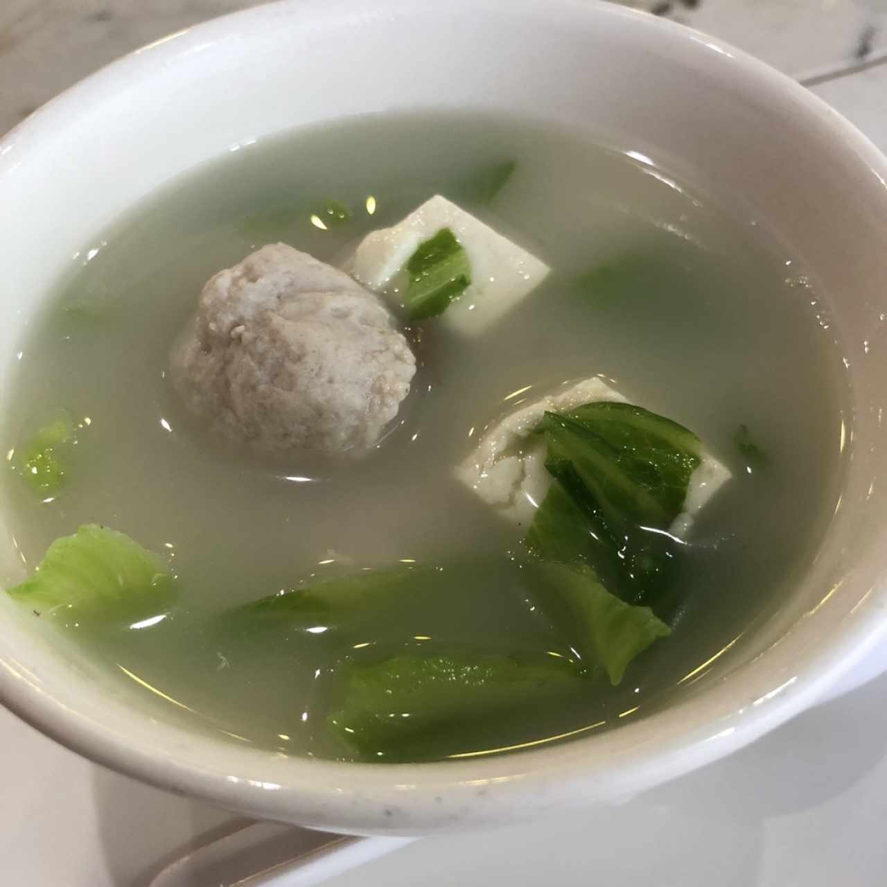 Fish ball soup