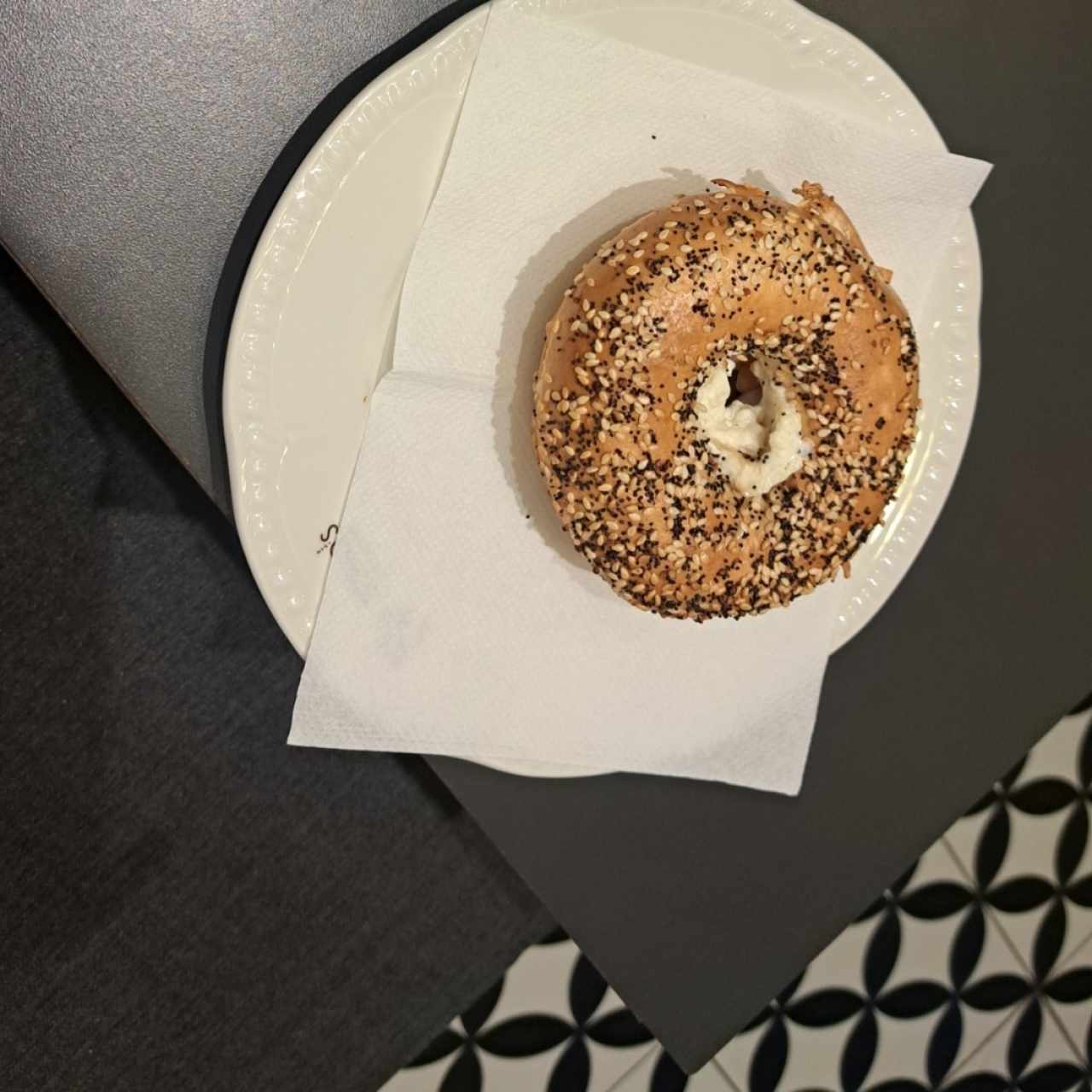 Salmon bagel