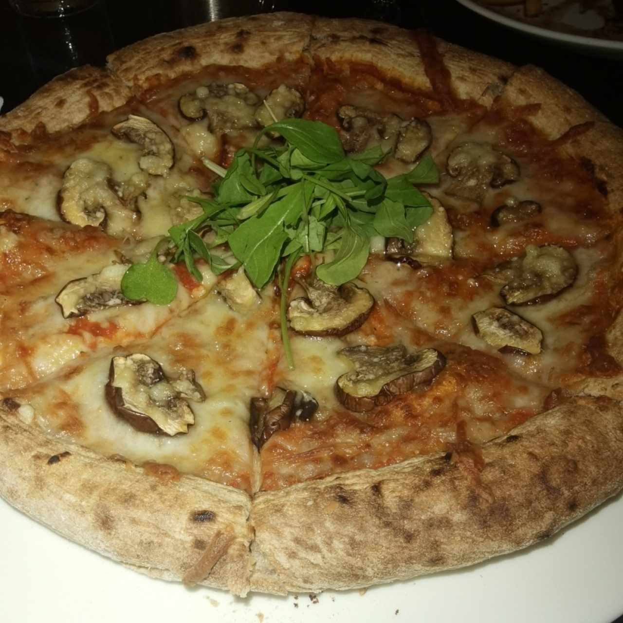 Pizza Portobello mushroom