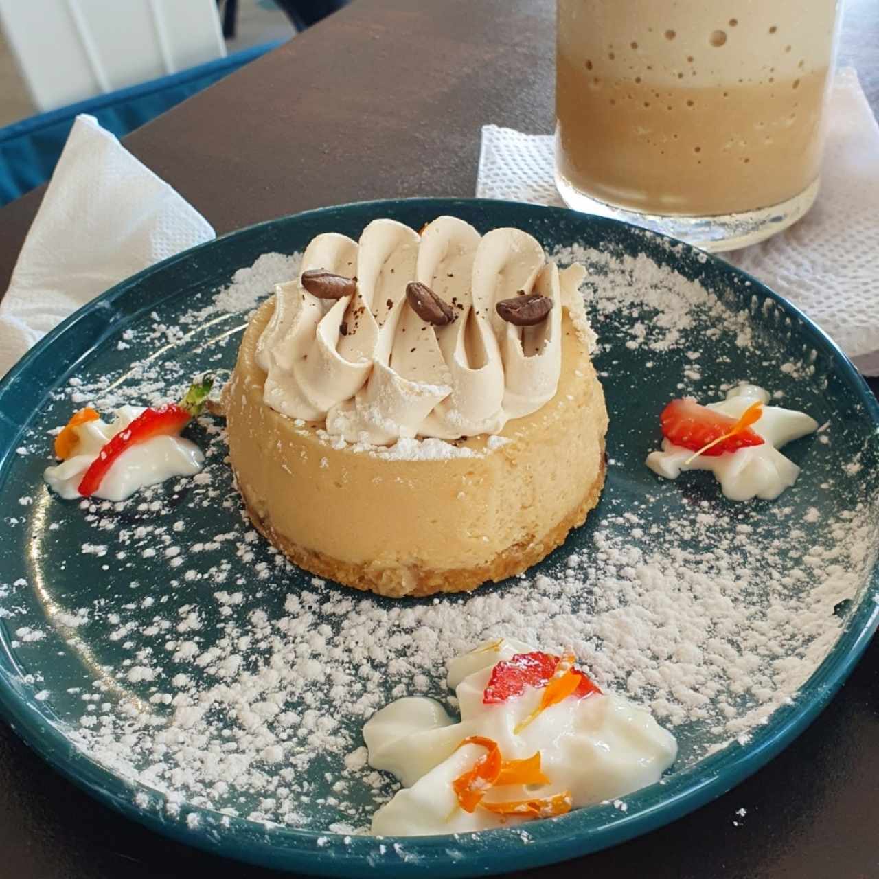 cheesecake de café 