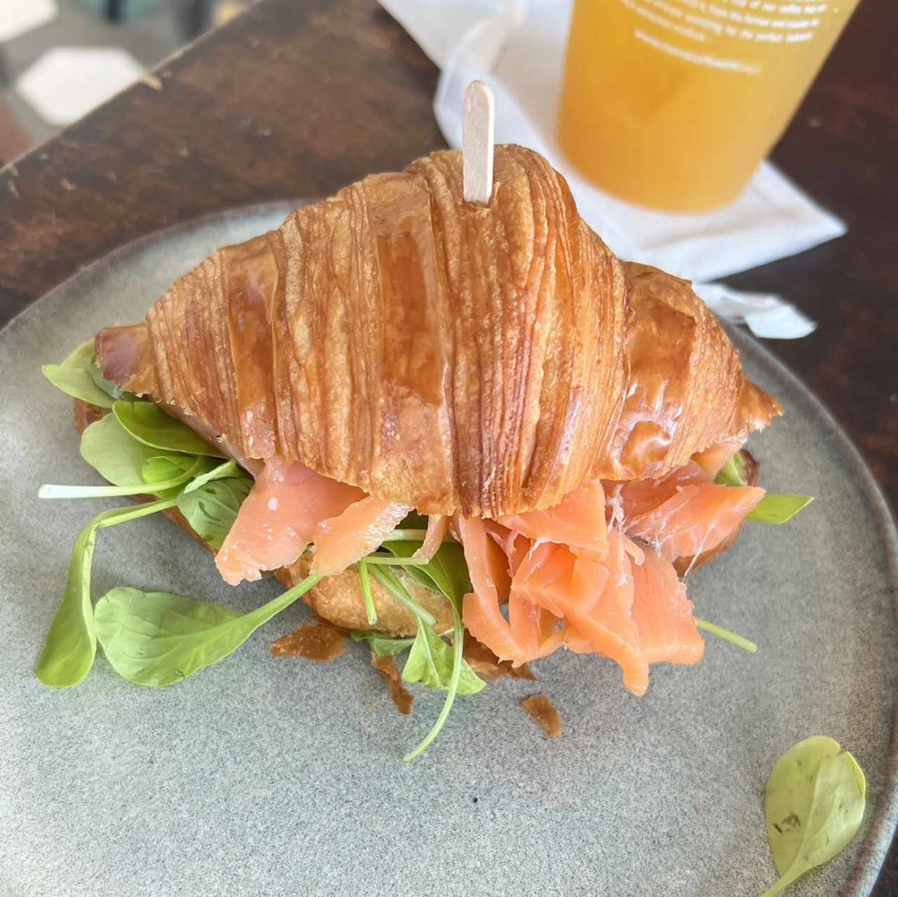 Croissants - Smoke Salmon Avocado