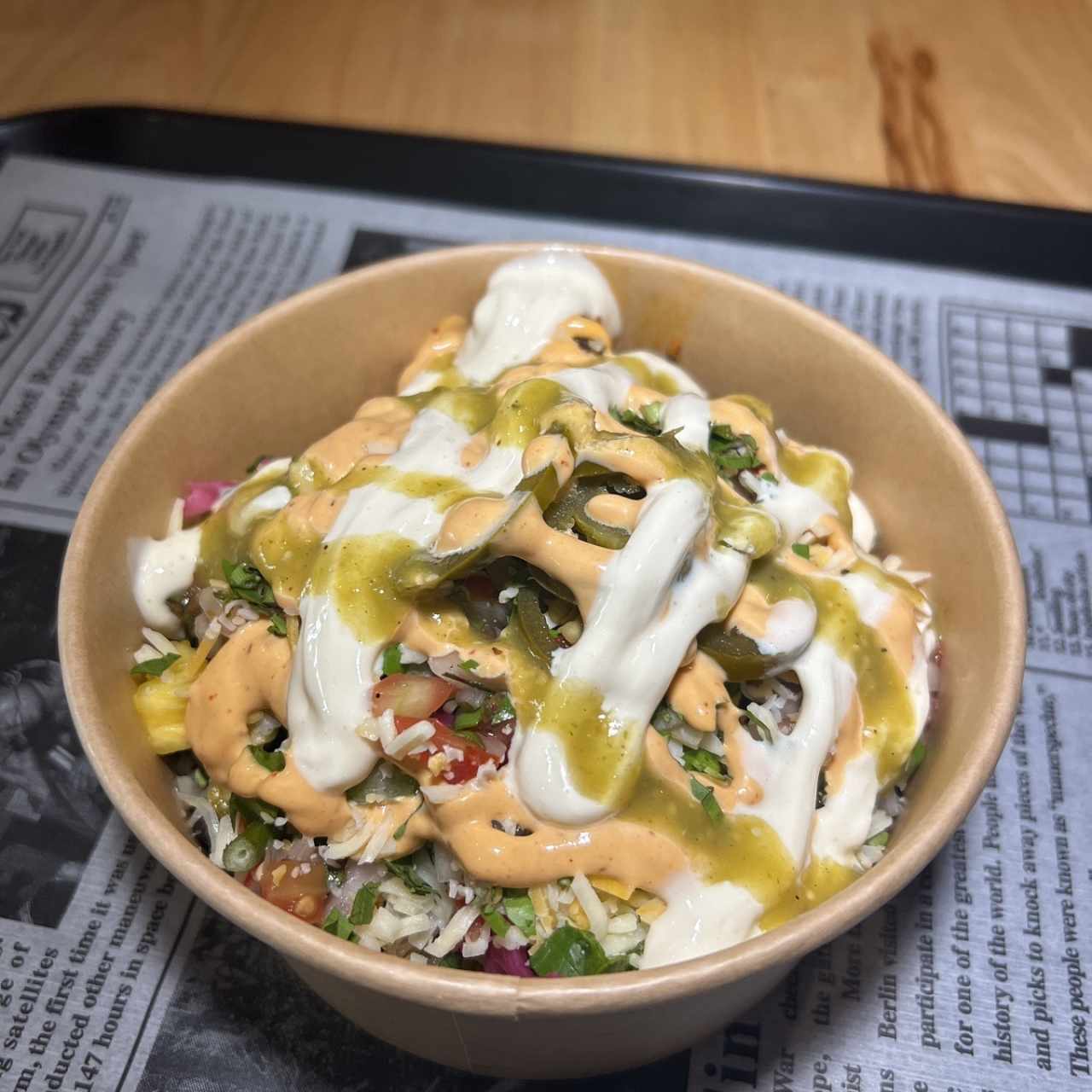 Menú - Burrito Bowl