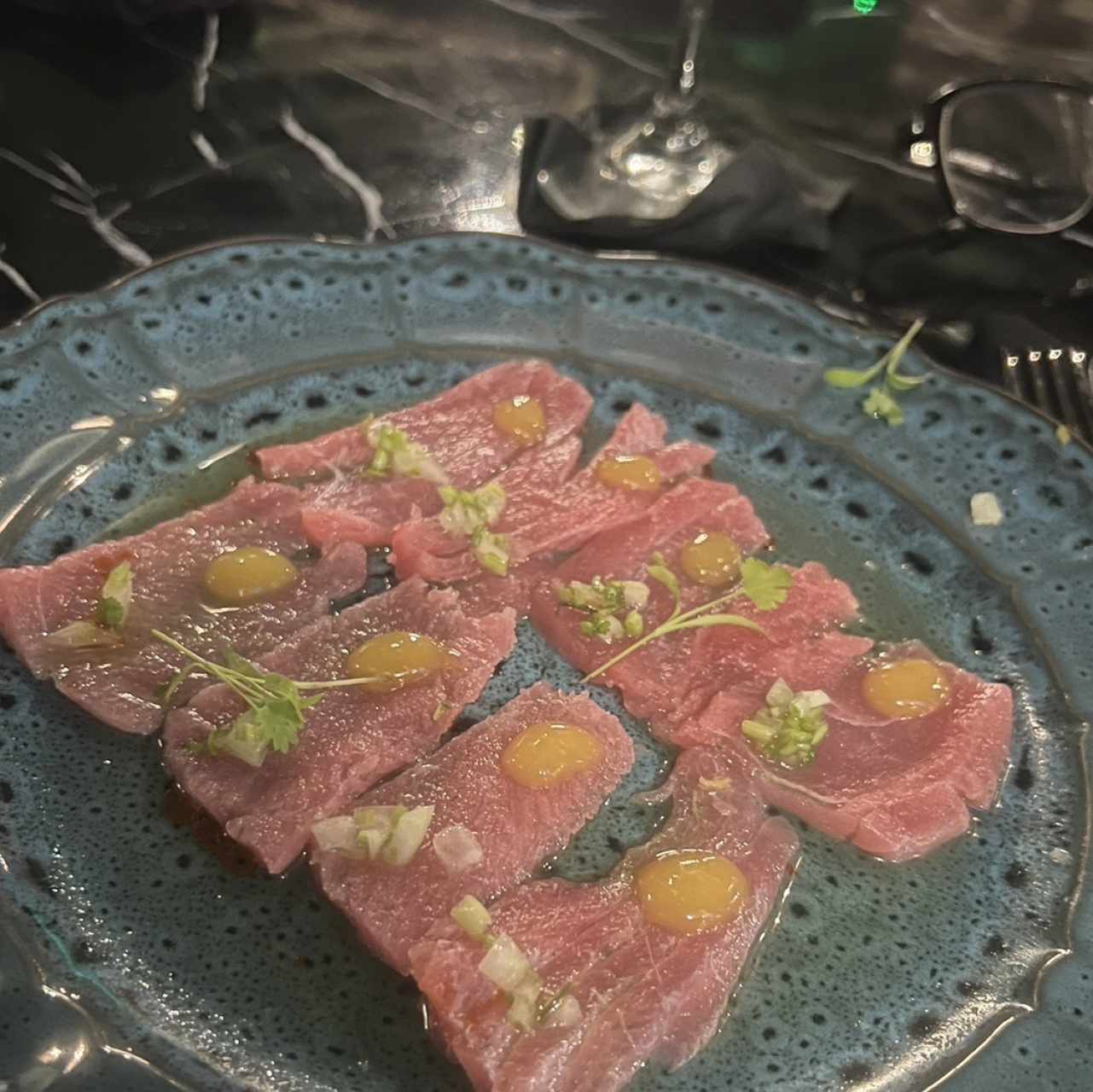 Tiradito de atún 