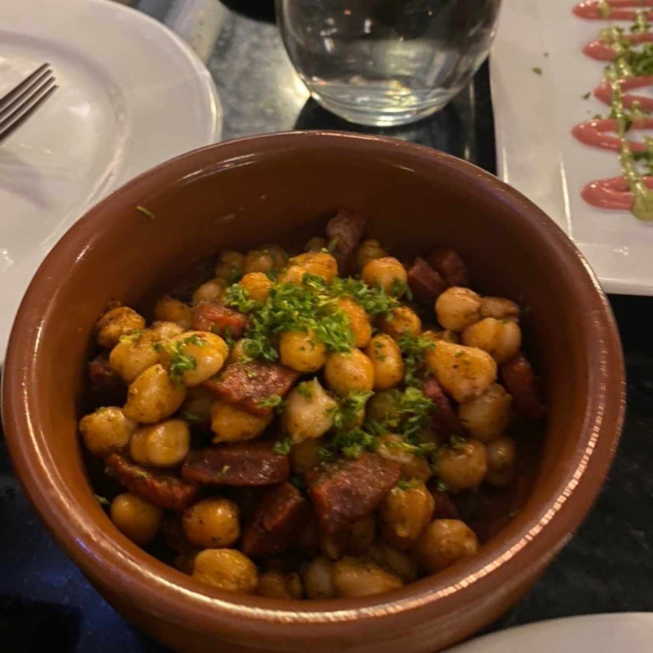 Garbanzos con chorizo