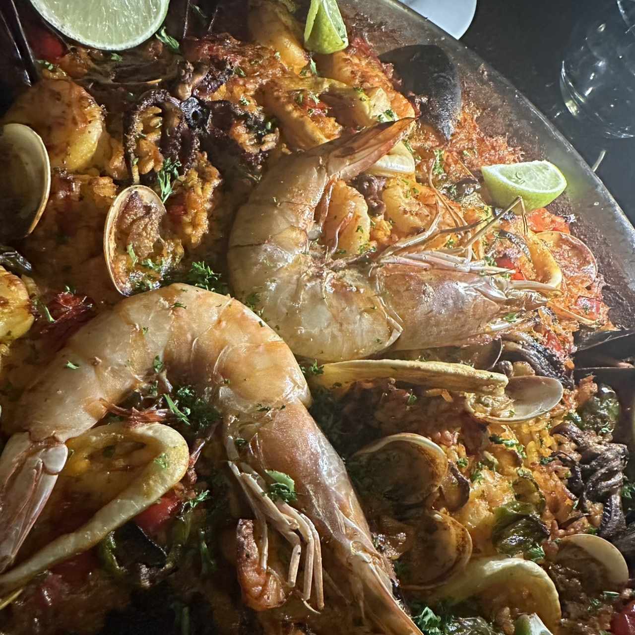 Paella de marisco