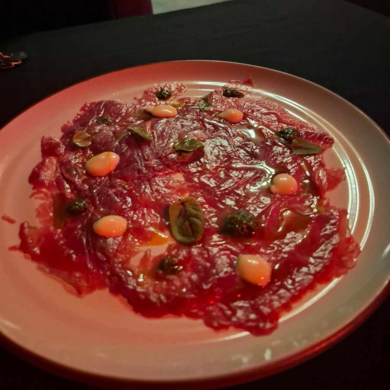 carpaccio de res