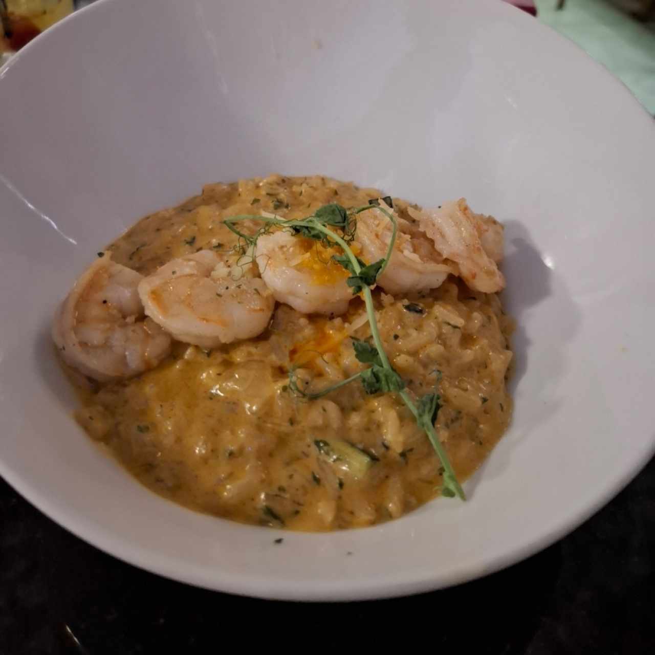 Risotto de Camarones