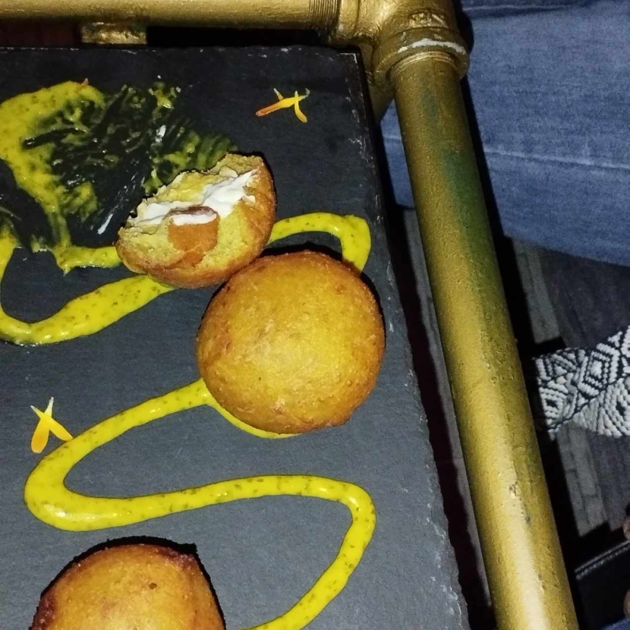 Croqueta de Pixbae con queso