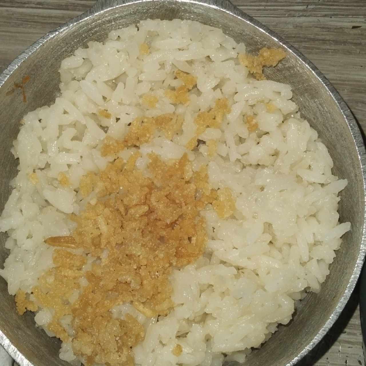 arroz con coco en paila