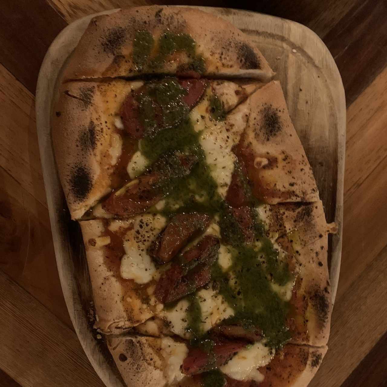 Flat bread pizza