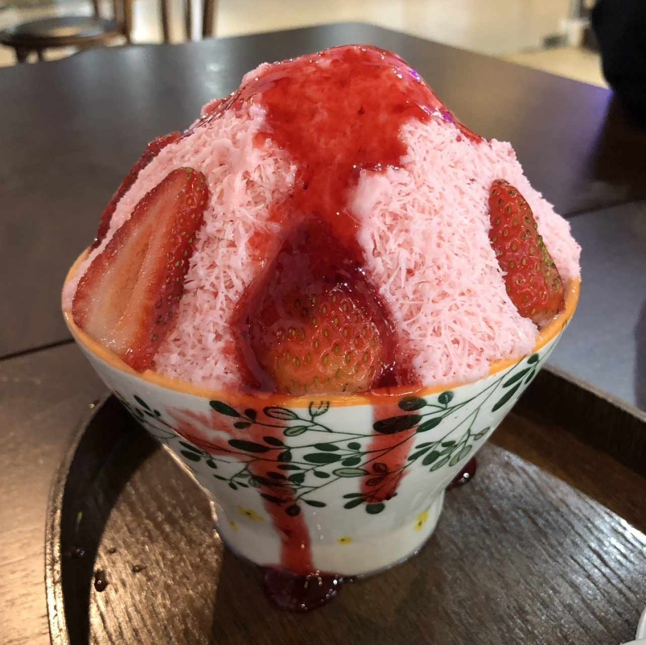 Strawberry shave ice 
