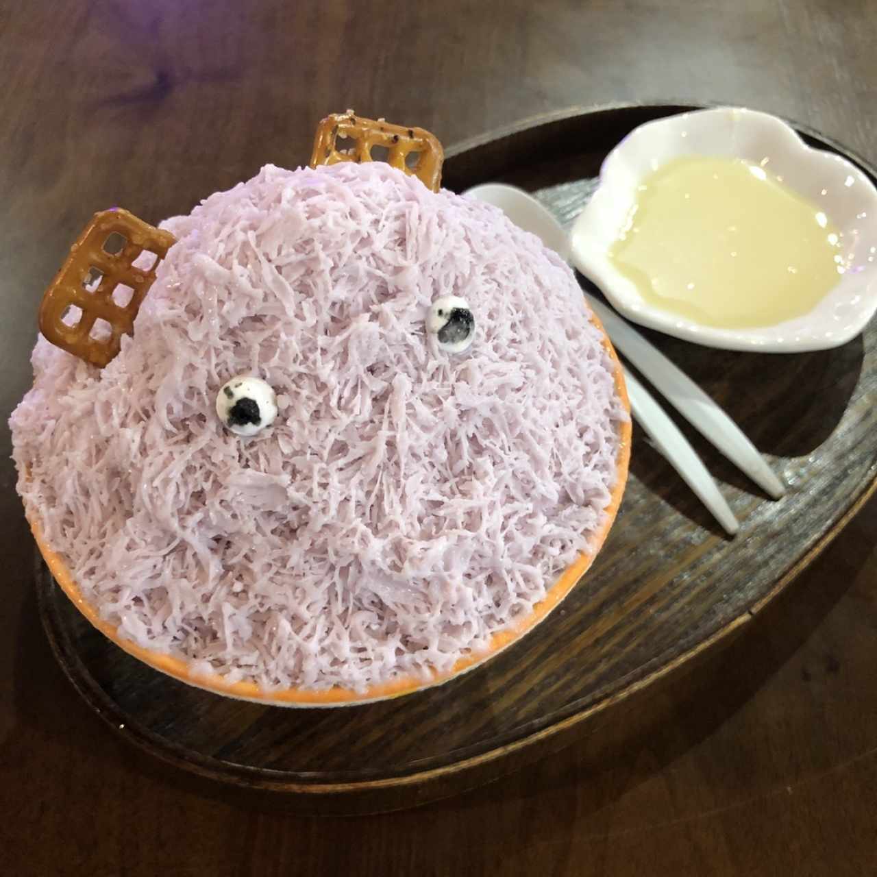 Taro shave ice 