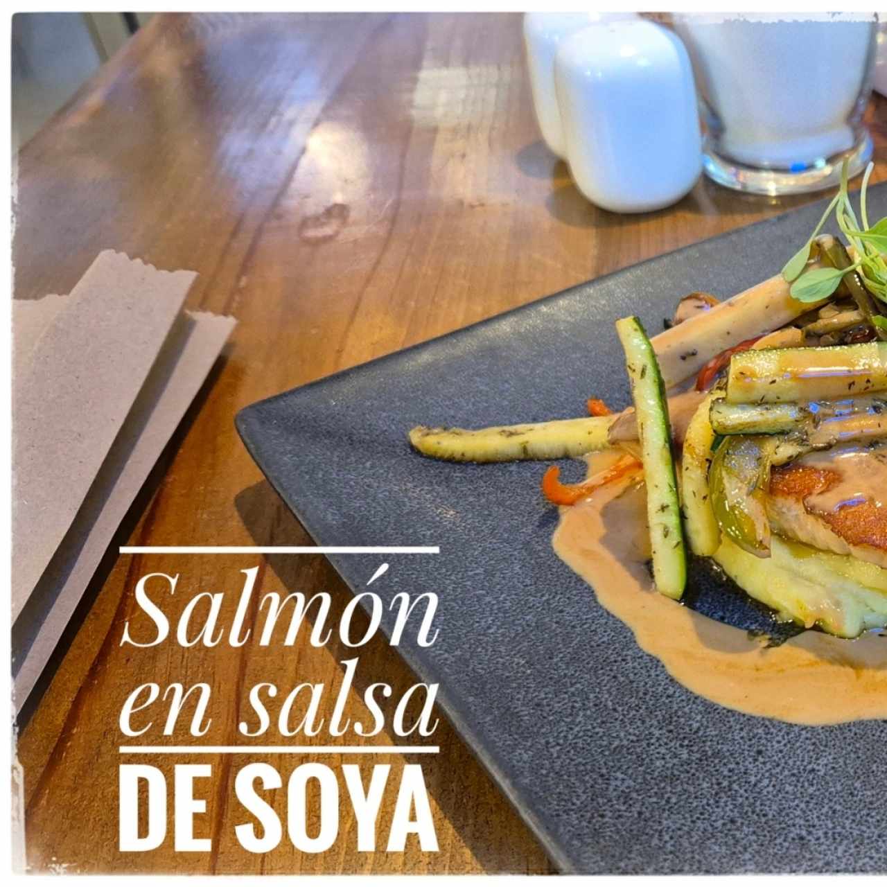 Salmon en salsa de Soya