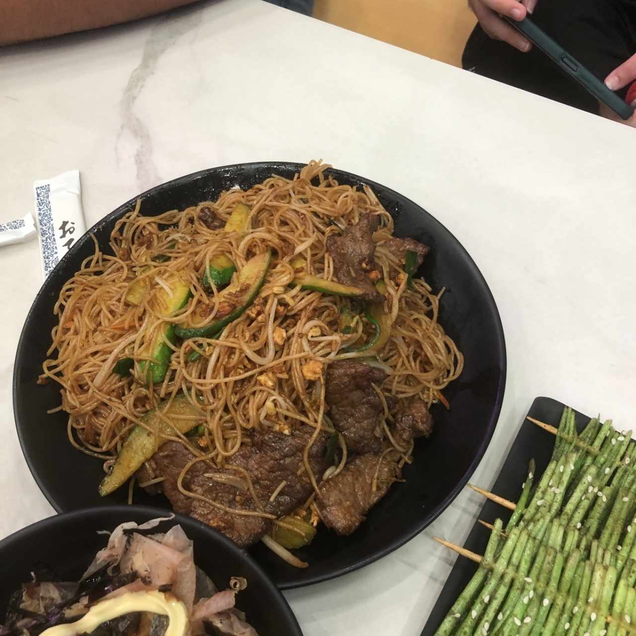 Fideo de Arroz con Carne