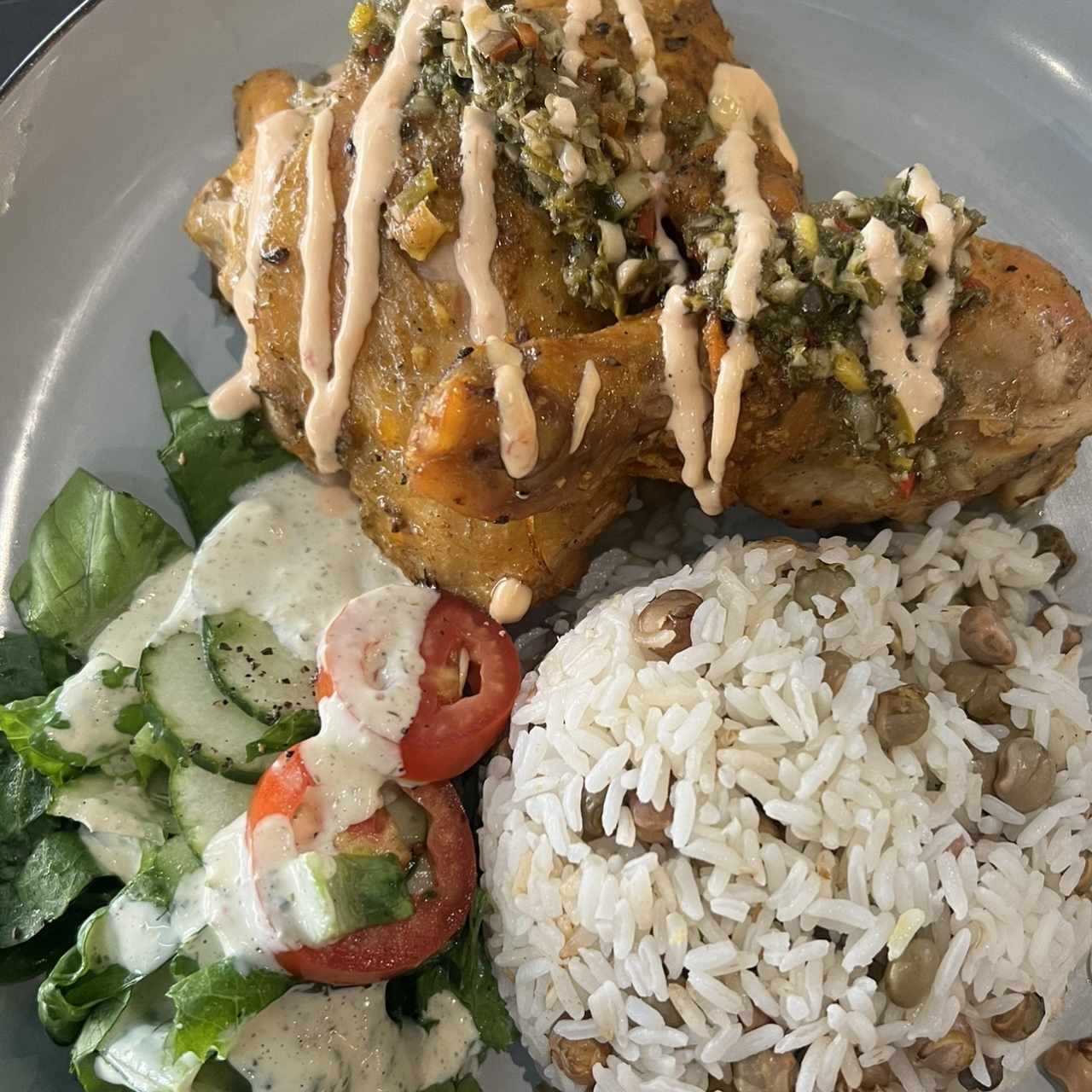 Menu lunch de polli