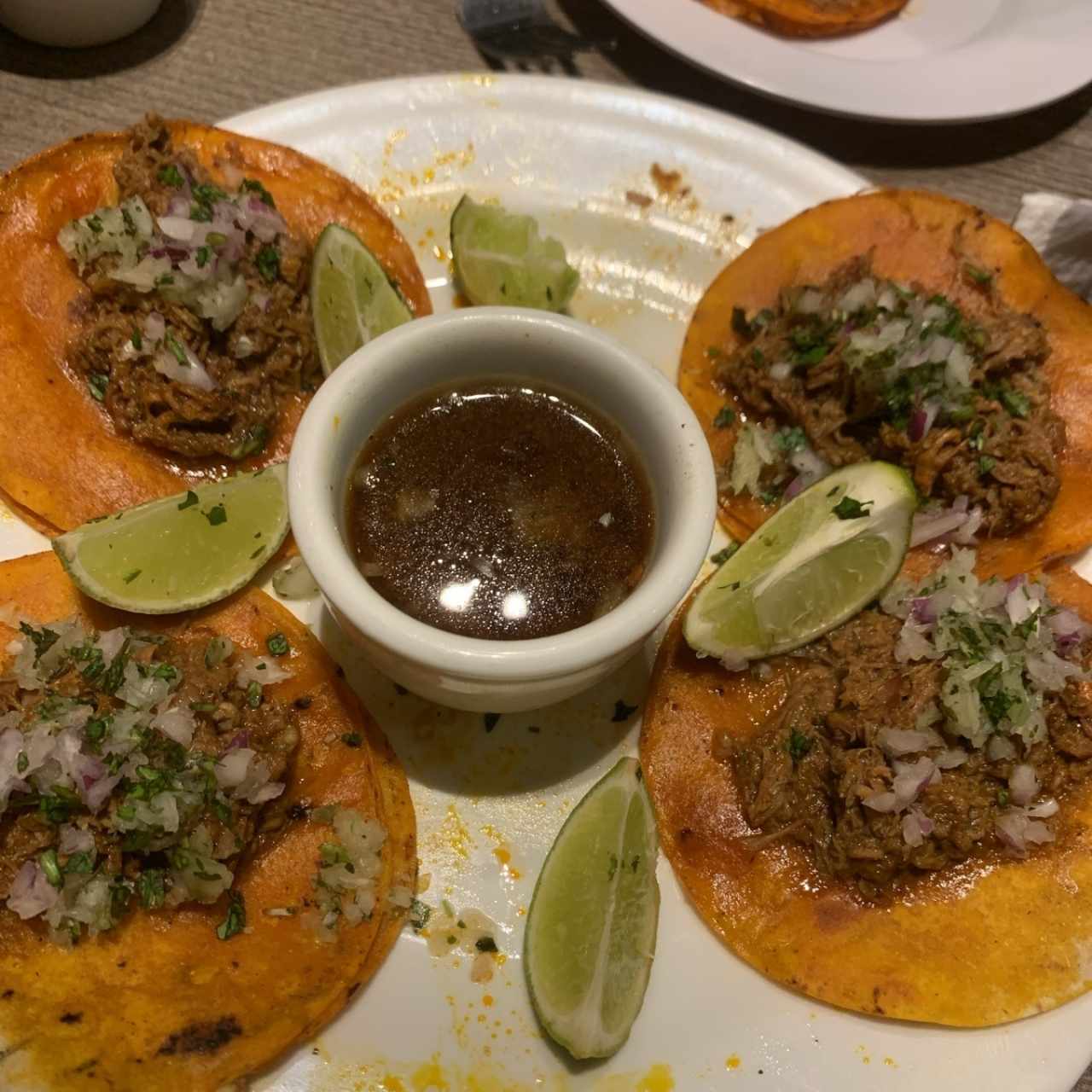 Orden de tacos de birria