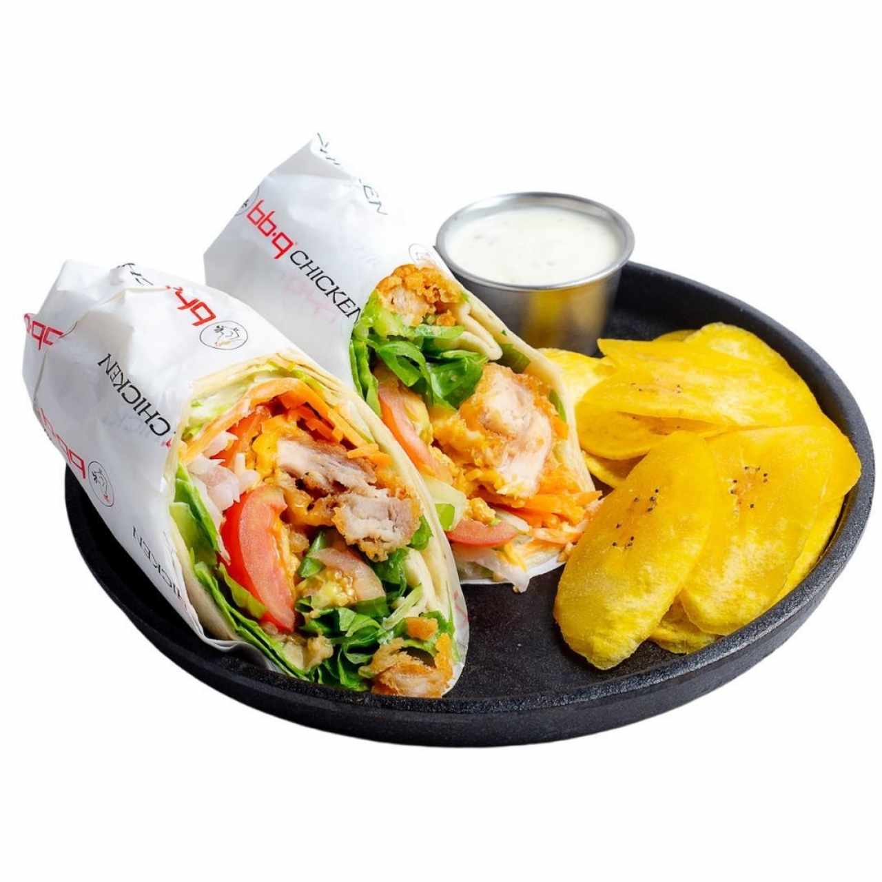 Golden Chicken Wrap