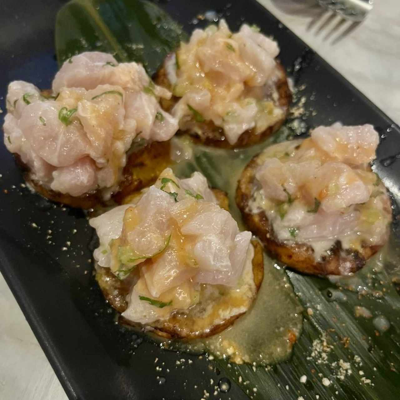 Entretiempos - Patacones Cevicheros