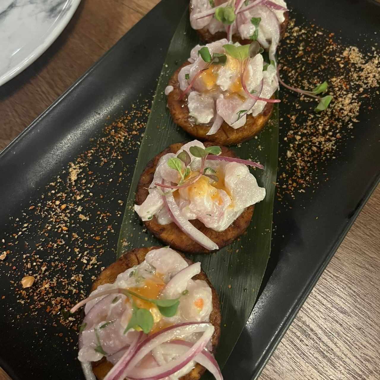 Entretiempos - Patacones Cevicheros