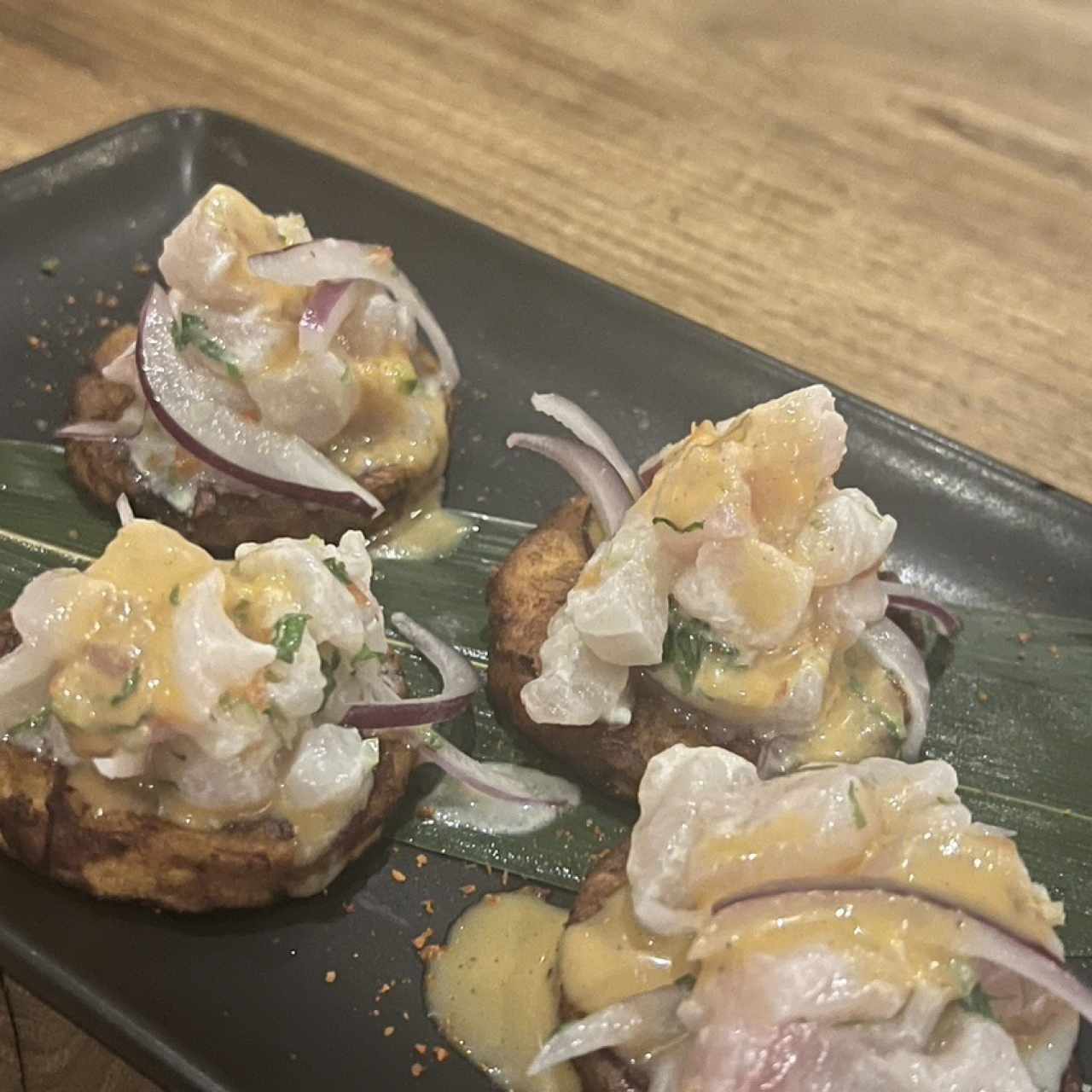 Entretiempos - Patacones Cevicheros