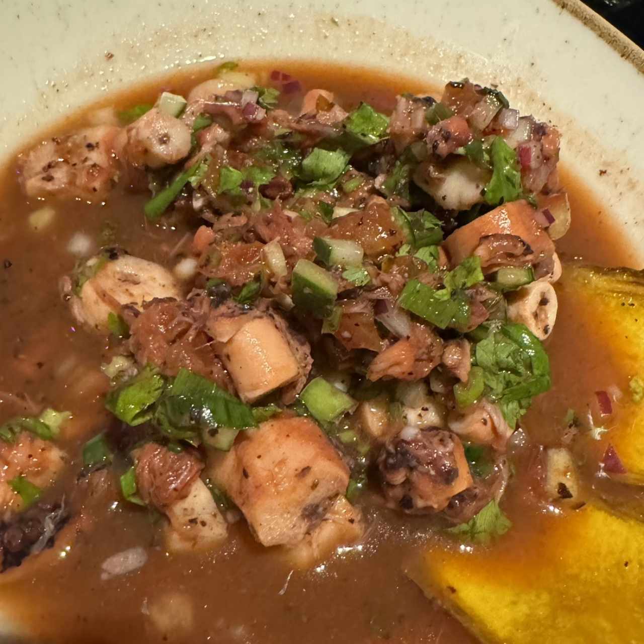 Menú - CEVICHE DE PULPO