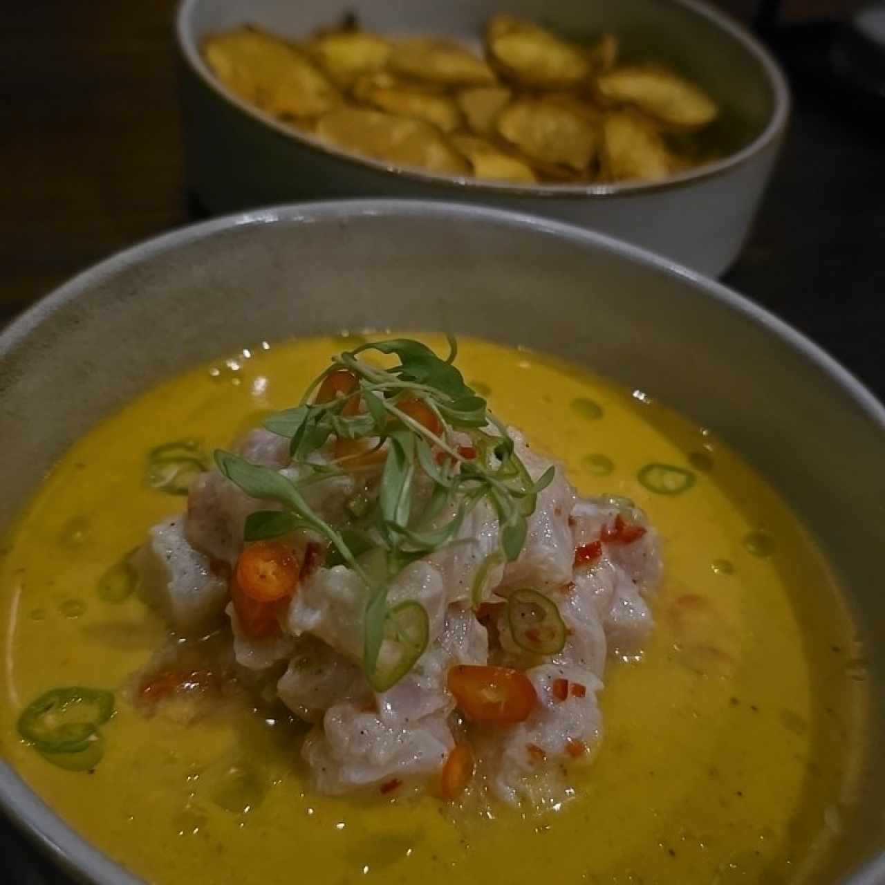 Cebiche de corvina 