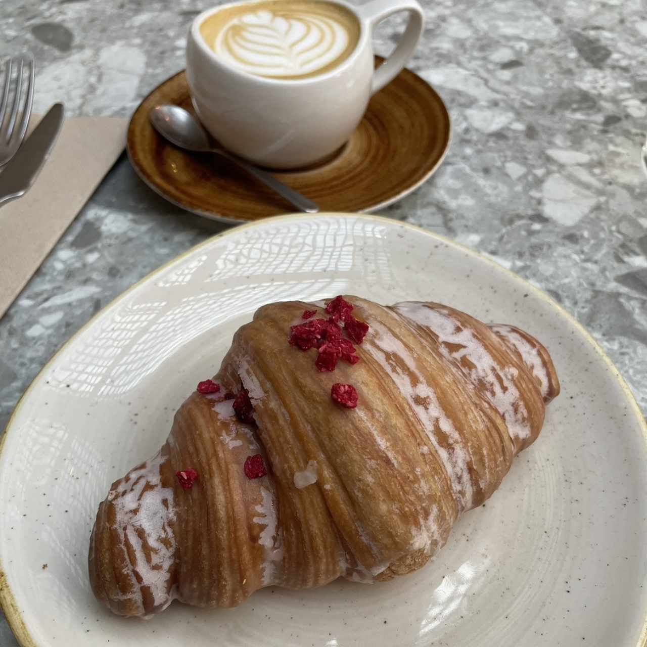 Croissant de cheese cake