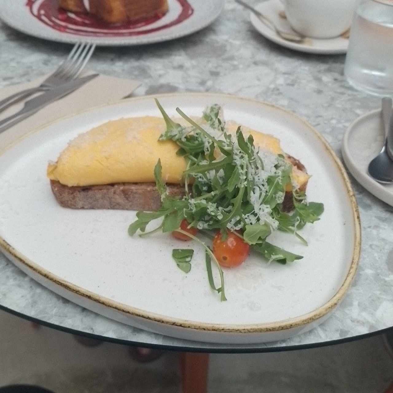 OMELETTE, QUESO Y CEBOLLA