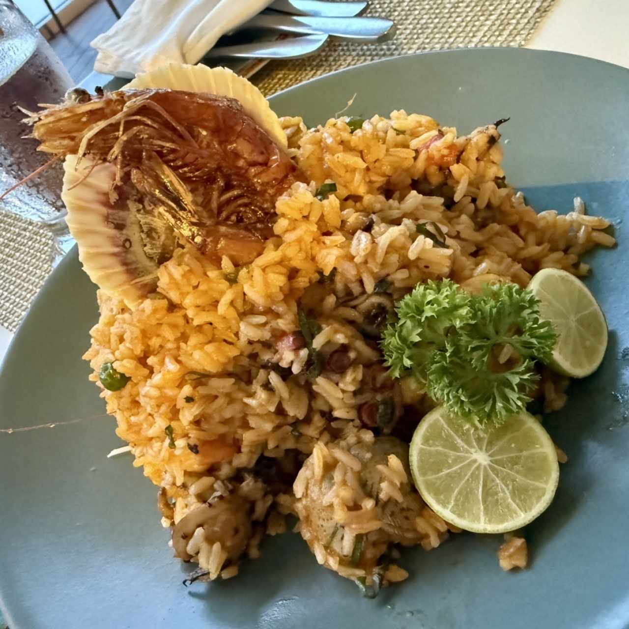 Platos Fuertes - Arroz Con Mariscos