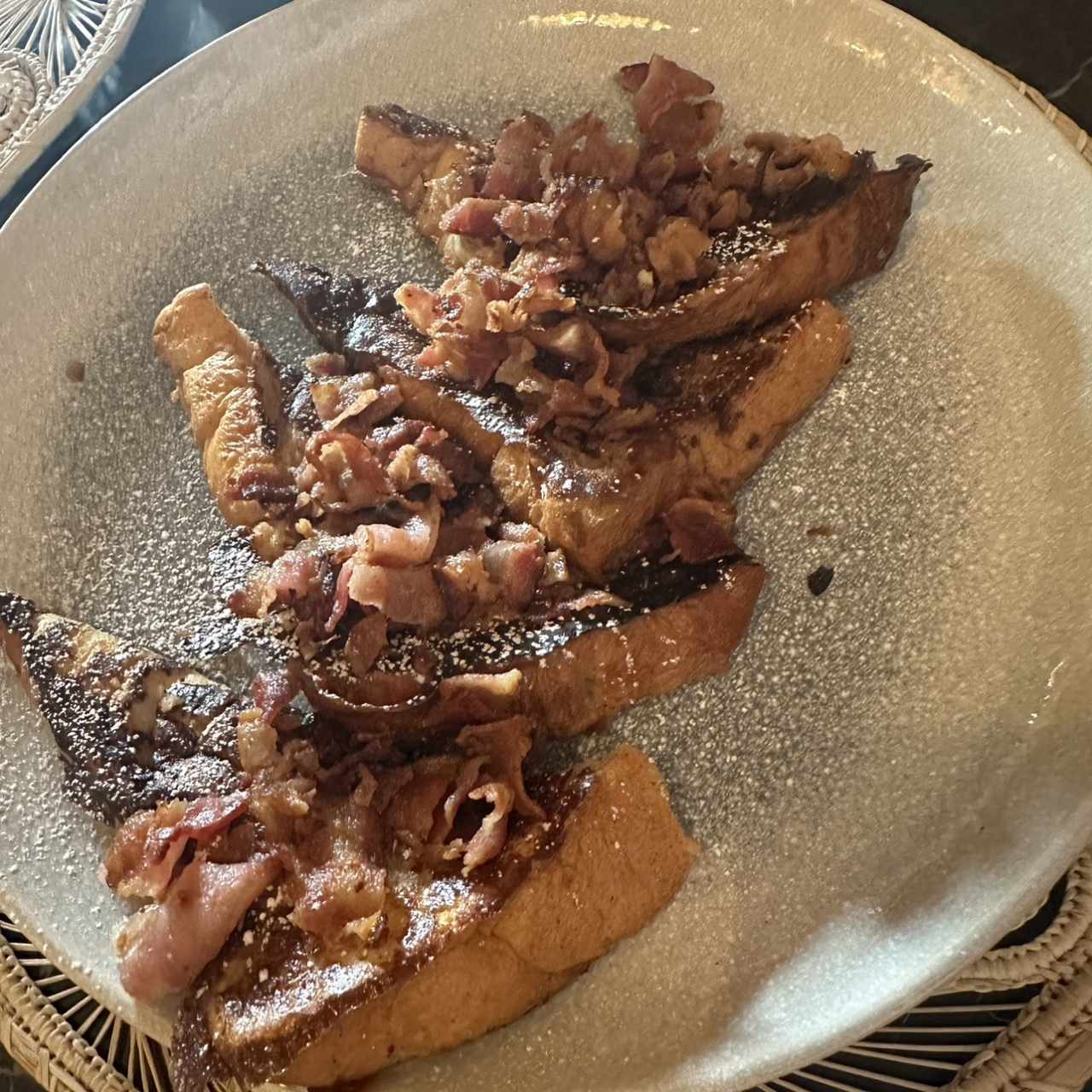 Tostadas francesas - Bacon applewood