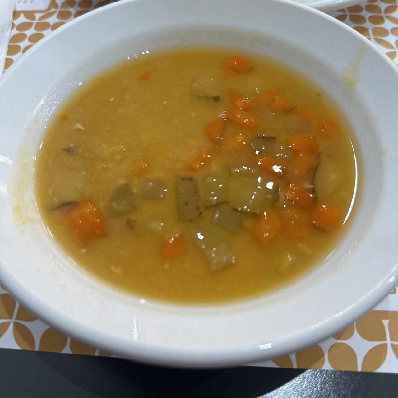 Sopa de arvejas