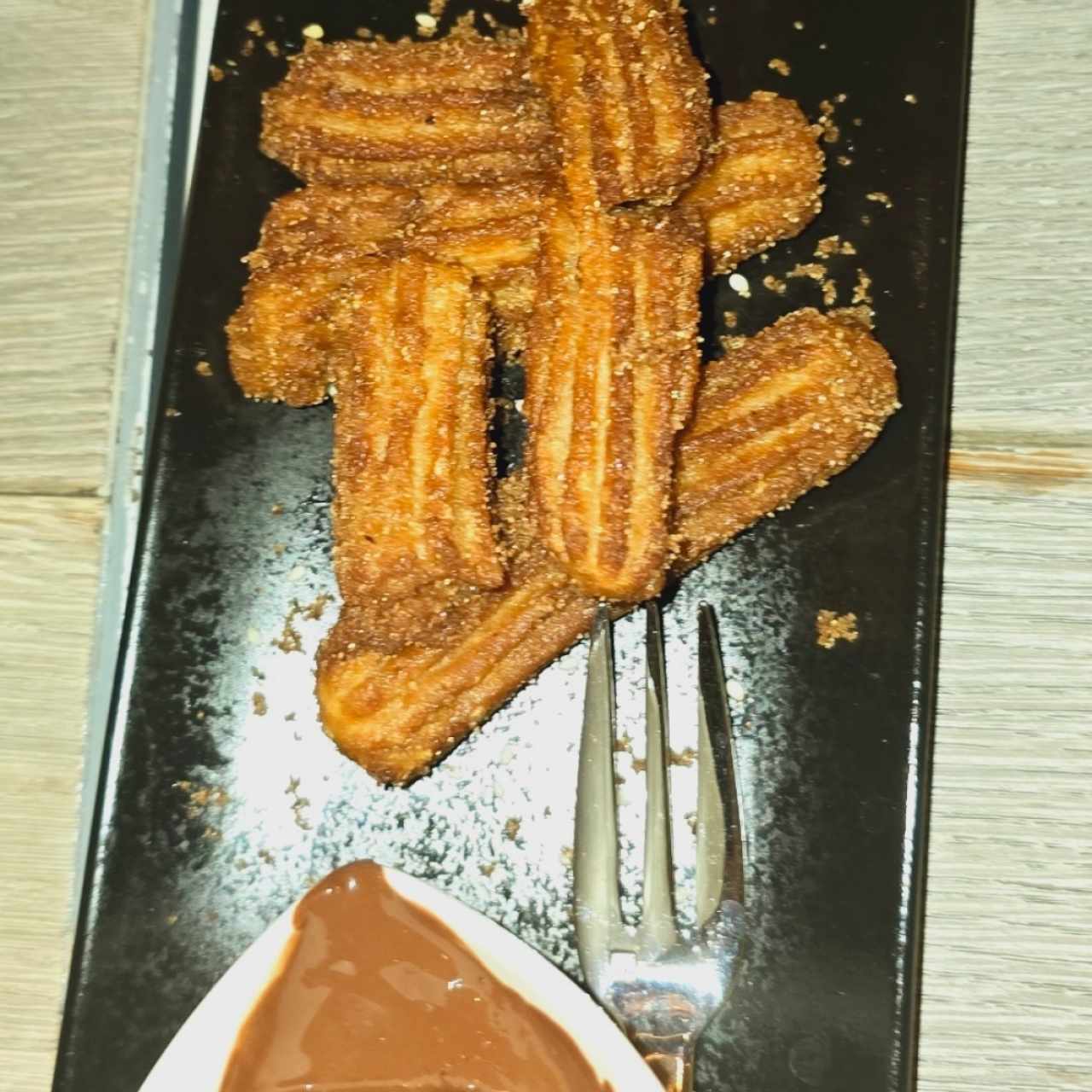 churros con chocolate