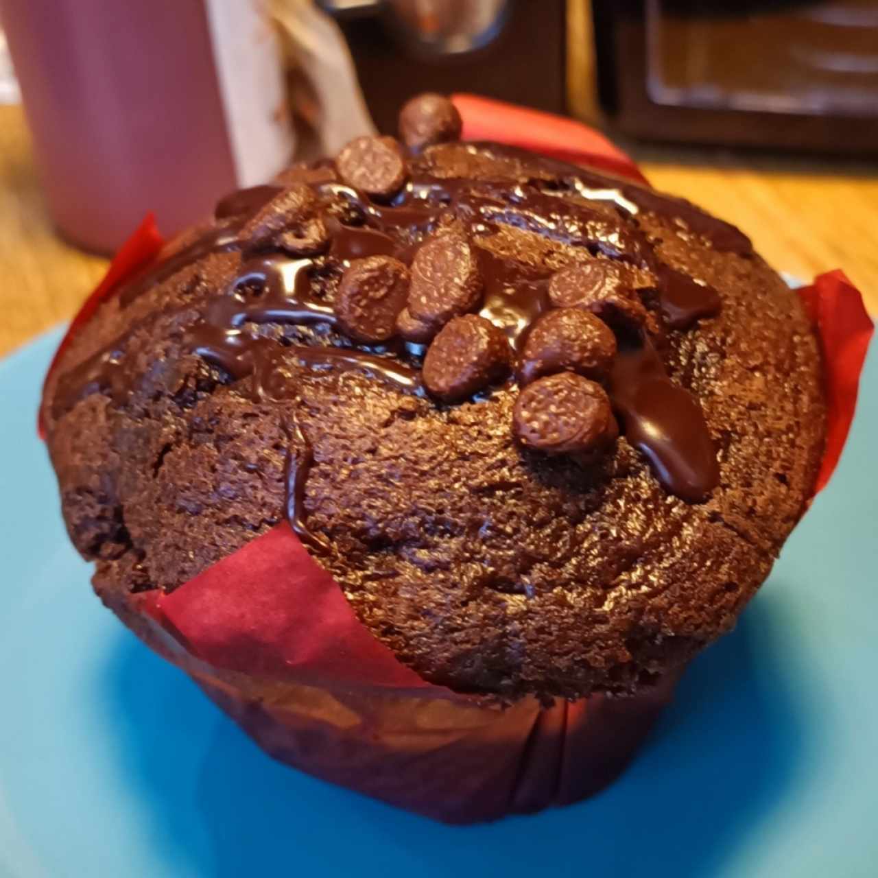 muffin de chocolate 