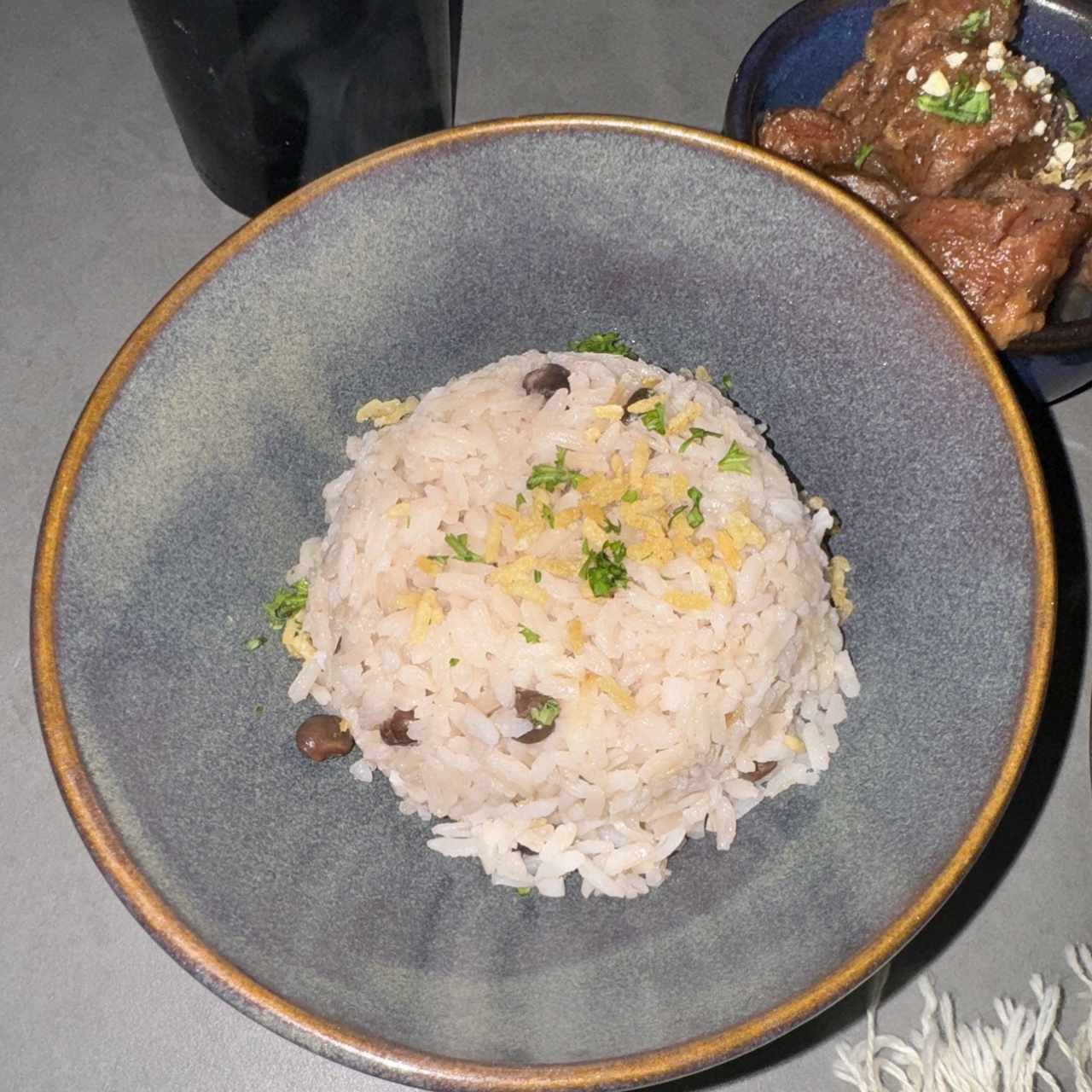 Arroz con coco y guandú