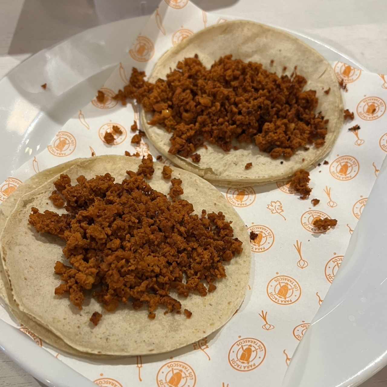 Tacos de chorizo 