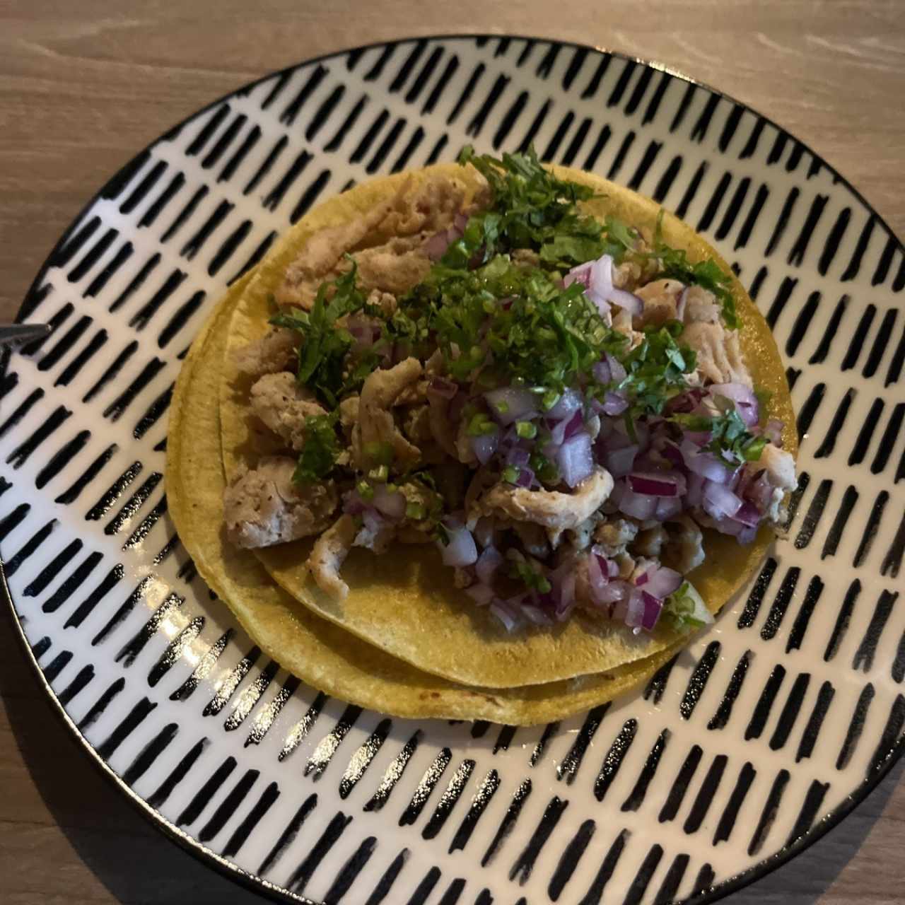 Tacos sencillos de pollo