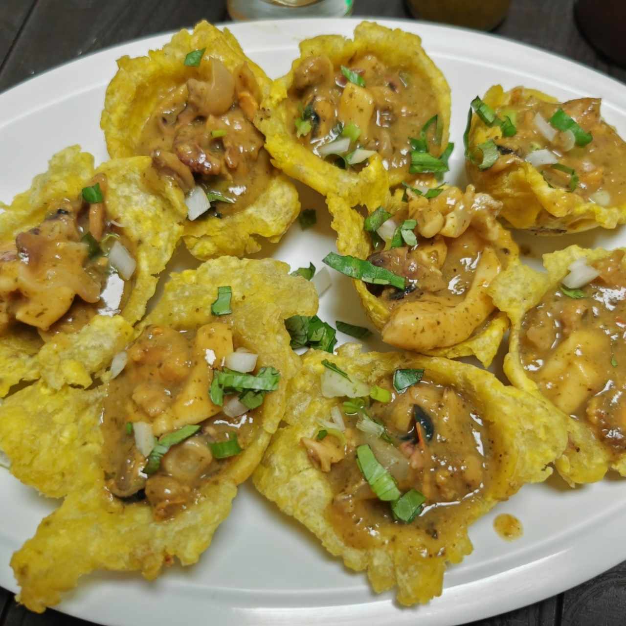 Patacones rellenos (mixtos)