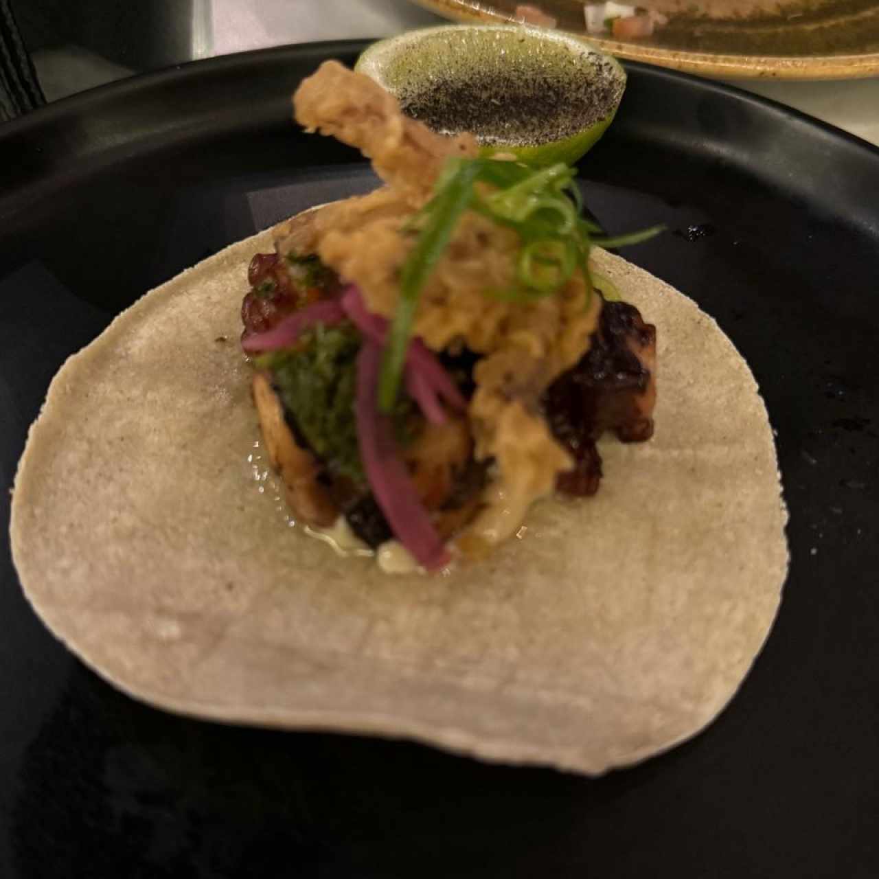 LOS TACOS DE PULPO