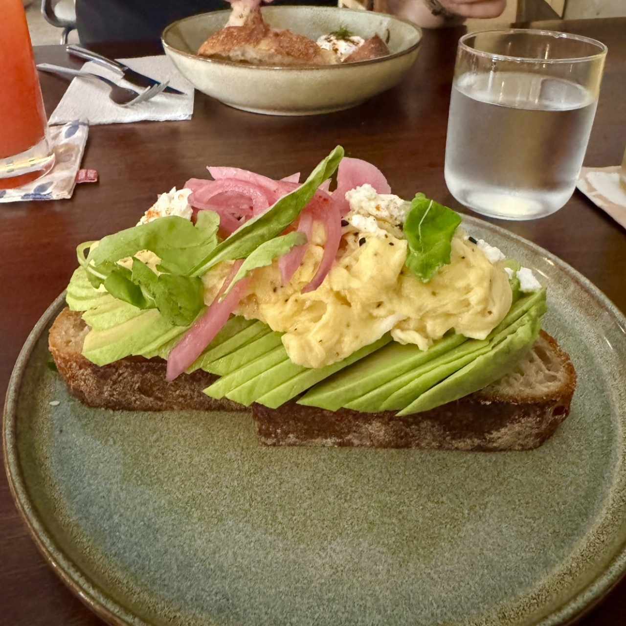 Avocado & Eggs Tartine