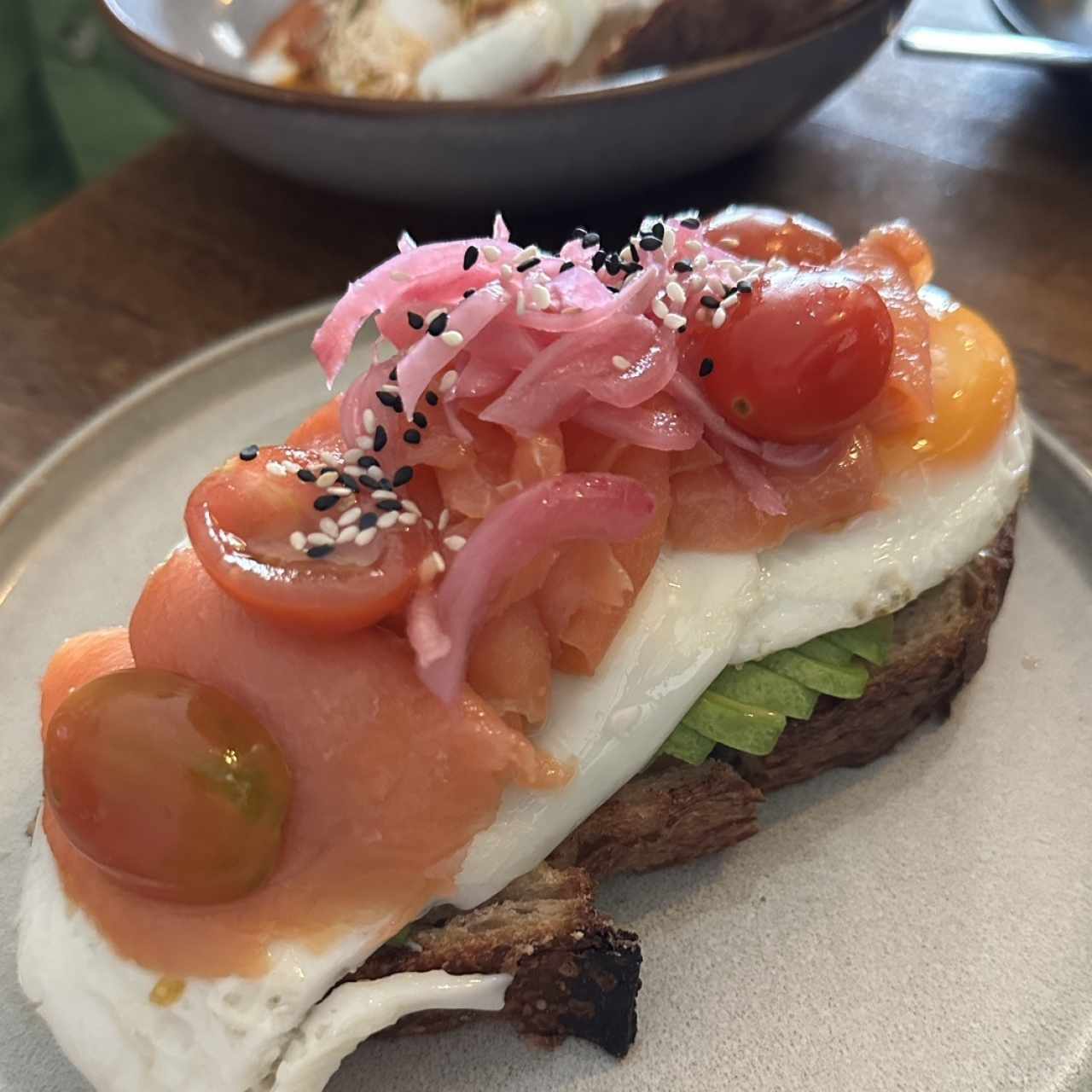 Salmon Tartine