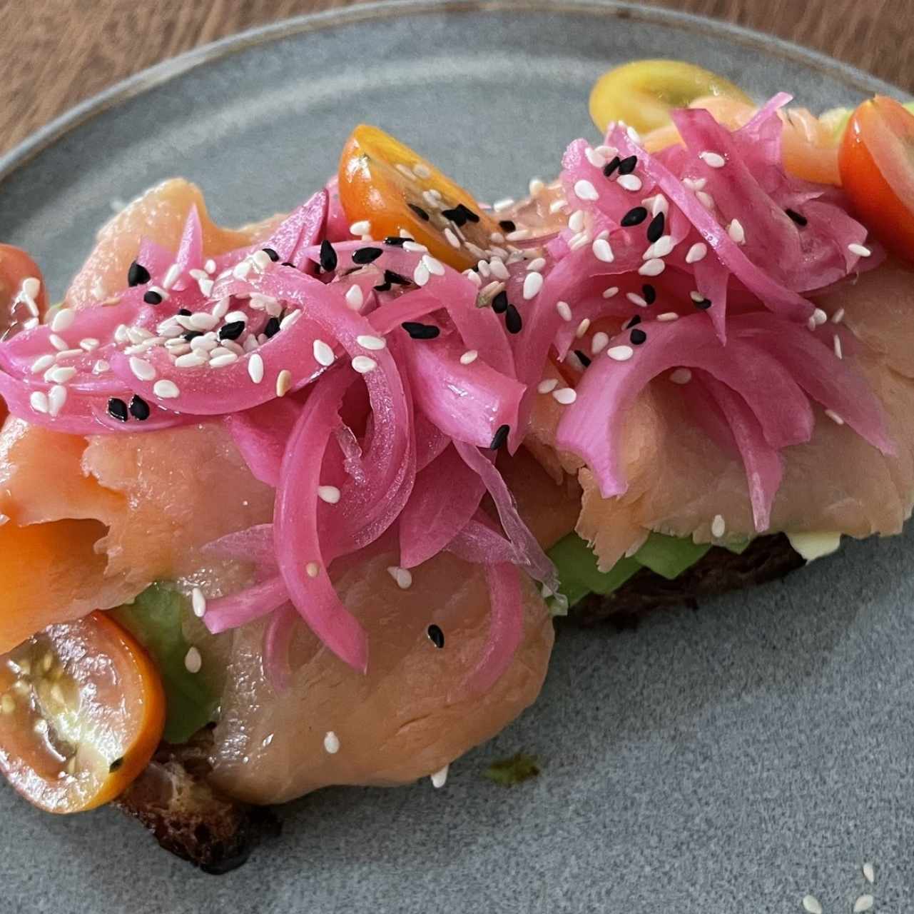 Salmon Tartine