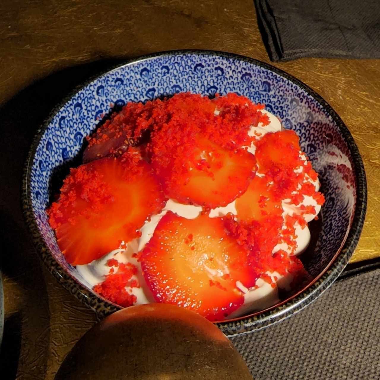 fresas con crema 