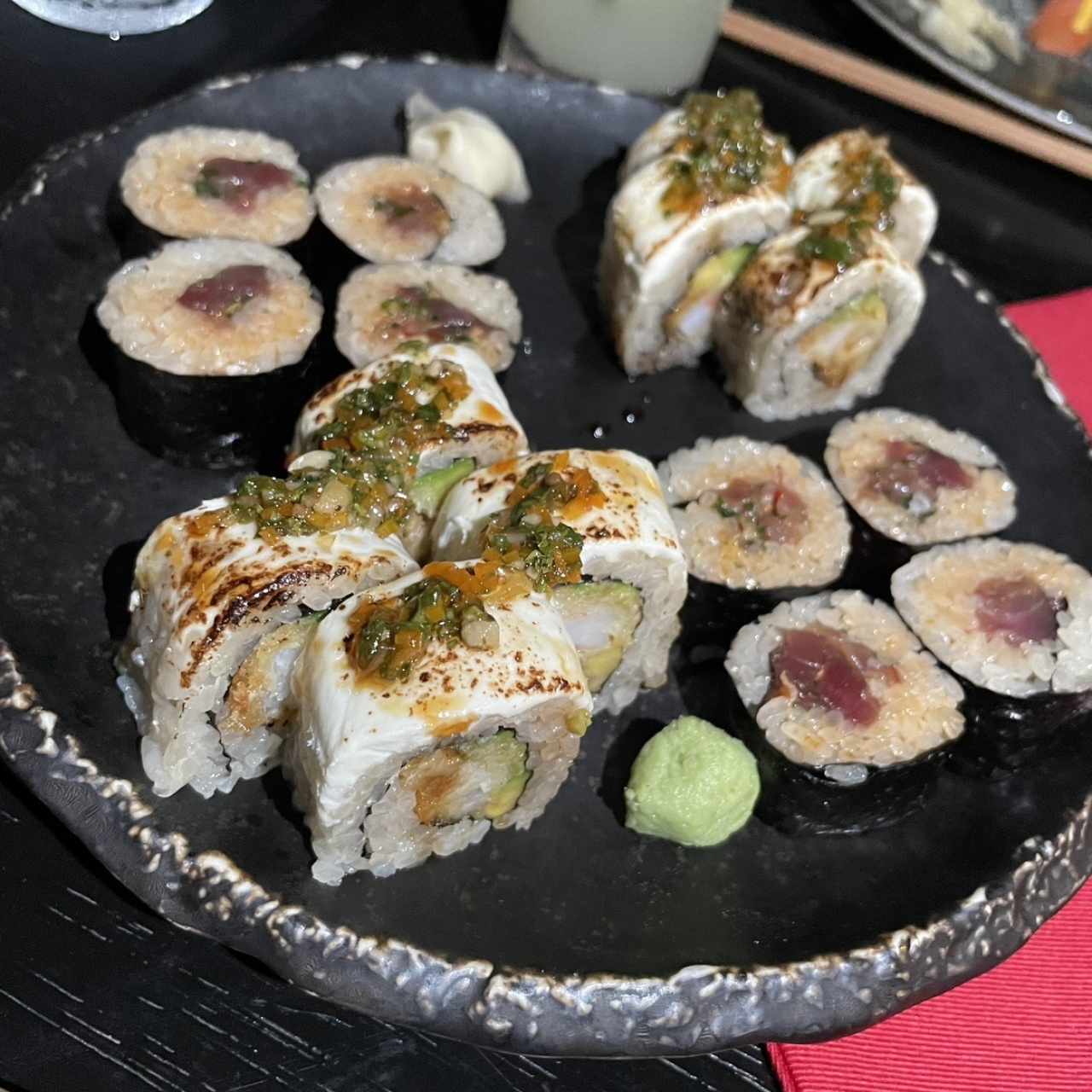 Sushis variados 