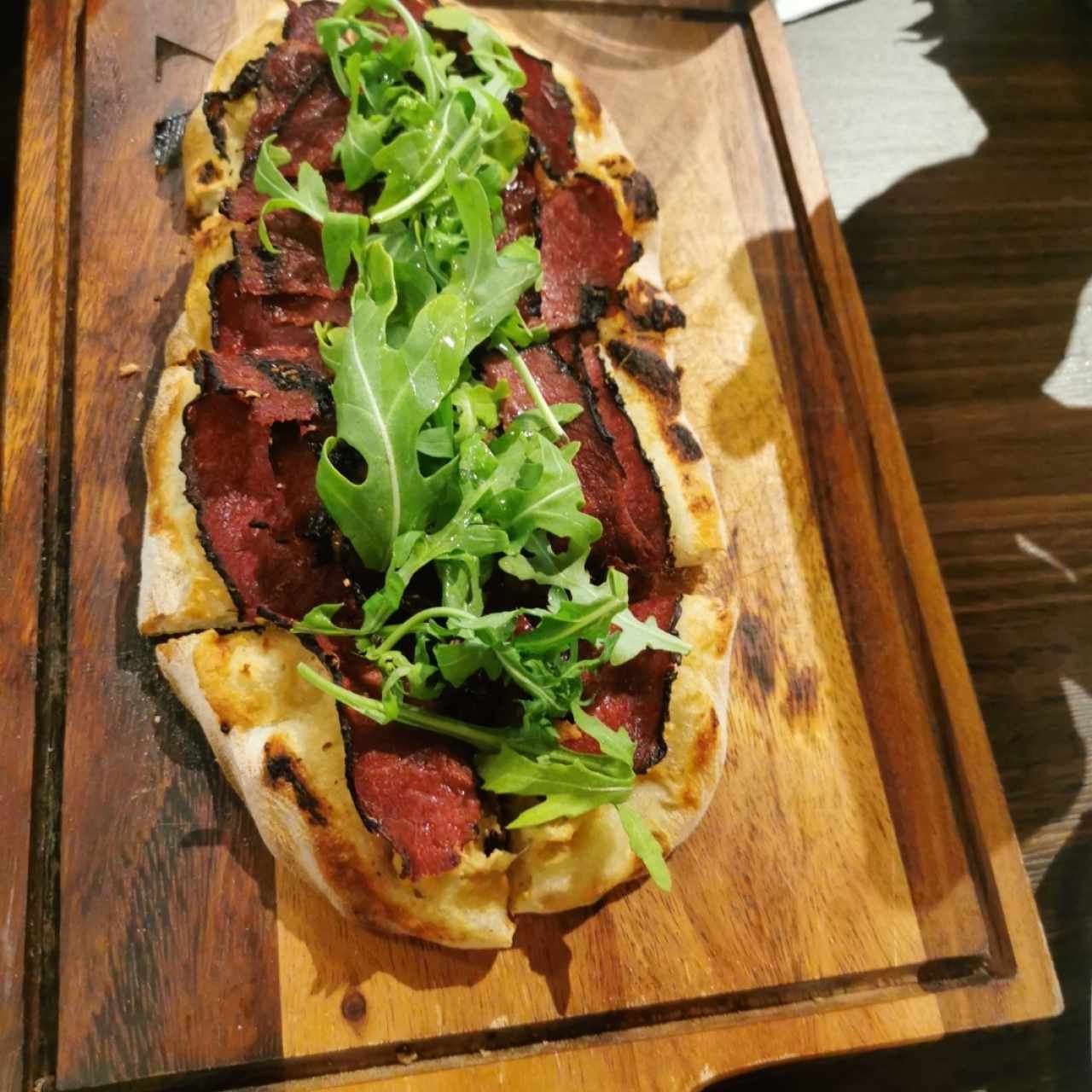 Flat bread de pastrami ✅👍